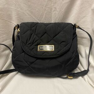 Marc Jacobs Black Quilted Nylon Crossbody